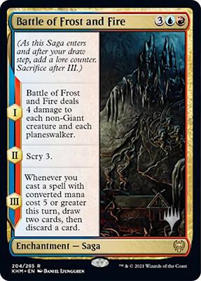 Battle of Frost and Fire card from Promo Pack: Kaldheim