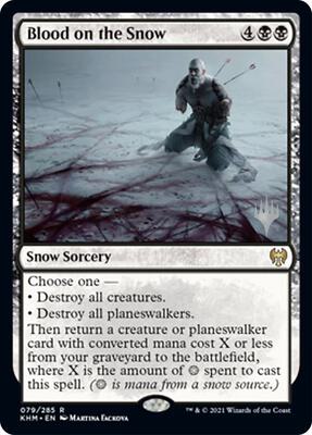 Blood on the Snow card from Promo Pack: Kaldheim