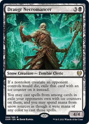 Draugr Necromancer card from Promo Pack: Kaldheim
