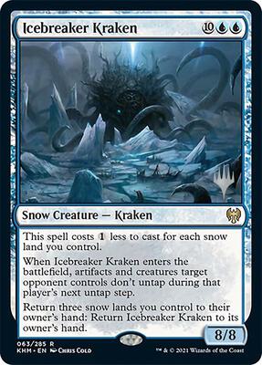 Icebreaker Kraken card from Promo Pack: Kaldheim