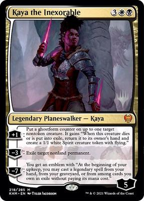 Kaya the Inexorable card from Promo Pack: Kaldheim