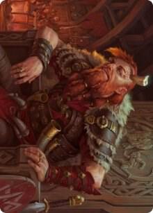 Arni Brokenbrow Art Card card from Art Series: Kaldheim