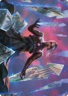 Behold the Multiverse Art Card card from Art Series: Kaldheim