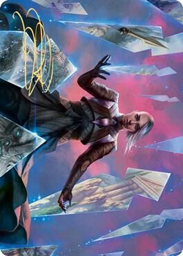 Behold the Multiverse Art Card (Gold-Stamped Signature) card from Art Series: Kaldheim