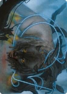 Bind the Monster Art Card card from Art Series: Kaldheim