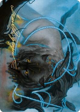 Bind the Monster Art Card (Gold-Stamped Signature) card from Art Series: Kaldheim