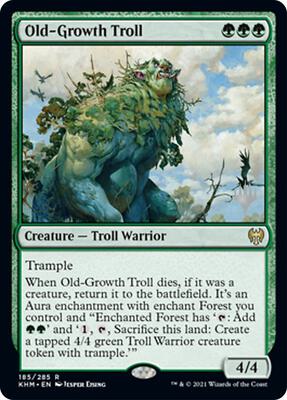 Old-Growth Troll card from Promo Pack: Kaldheim