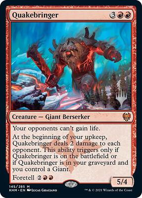 Quakebringer card from Promo Pack: Kaldheim