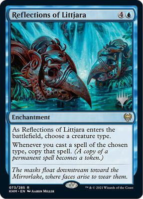 Reflections of Littjara card from Promo Pack: Kaldheim