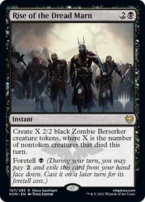 Rise of the Dread Marn card from Promo Pack: Kaldheim