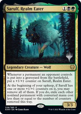 Sarulf, Realm Eater card from Promo Pack: Kaldheim