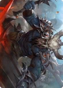Frenzied Raider Art Card card from Art Series: Kaldheim