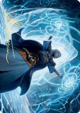 Frost Augur Art Card (Gold-Stamped Signature) card from Art Series: Kaldheim