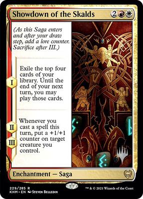 Showdown of the Skalds card from Promo Pack: Kaldheim