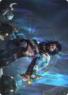 Halvar, God of Battle Art Card card from Art Series: Kaldheim