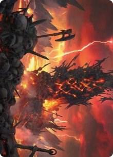 Immersturm Skullcairn Art Card card from Art Series: Kaldheim