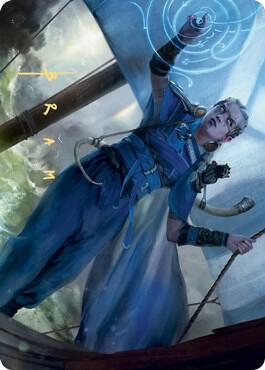 Inga Rune-Eyes Art Card (Gold-Stamped Signature) card from Art Series: Kaldheim