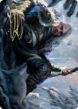 Jorn, God of Winter Art Card (Gold-Stamped Signature) card from Art Series: Kaldheim