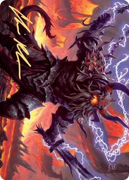 Kardur, Doomscourge Art Card (Gold-Stamped Signature) card from Art Series: Kaldheim