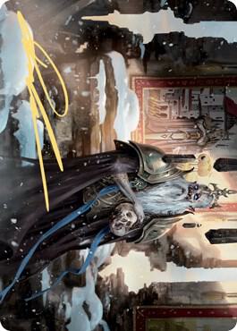 Narfi, Betrayer King Art Card (Gold-Stamped Signature) card from Art Series: Kaldheim