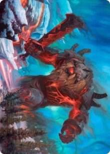 Quakebringer Art Card card from Art Series: Kaldheim