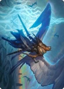 Righteous Valkyrie Art Card card from Art Series: Kaldheim