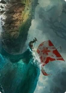 Run Ashore Art Card card from Art Series: Kaldheim
