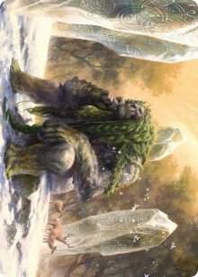 Svella, Ice Shaper Art Card card from Art Series: Kaldheim