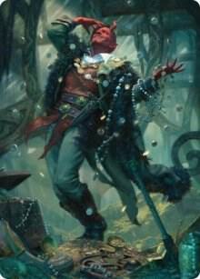 Tibalt, Cosmic Impostor Art Card card from Art Series: Kaldheim