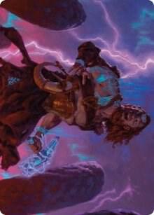 Toralf, God of Fury Art Card card from Art Series: Kaldheim