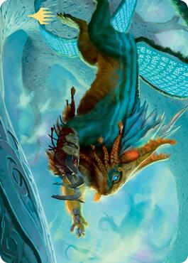 Toski, Bearer of Secrets Art Card (Gold-Stamped Signature) card from Art Series: Kaldheim