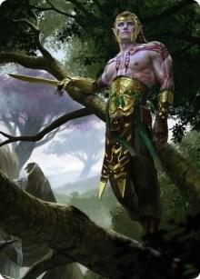 Tyvar Kell Art Card card from Art Series: Kaldheim