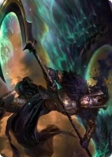 Vengeful Reaper Art Card card from Art Series: Kaldheim