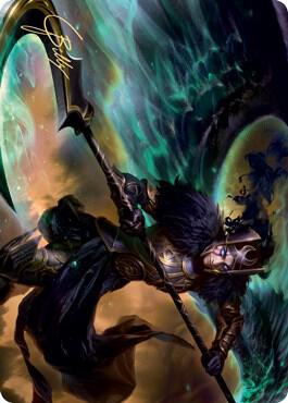 Vengeful Reaper Art Card (Gold-Stamped Signature) card from Art Series: Kaldheim