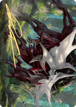 Vorinclex, Monstrous Raider Art Card (54/81) (Gold-Stamped Signature) card from Art Series: Kaldheim