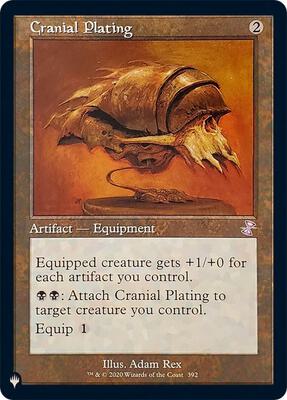 Cranial Plating card from The List Reprints