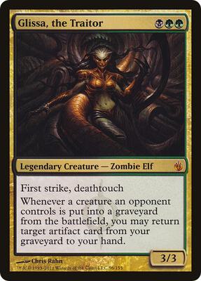 Glissa, the Traitor (Mirrodin Besieged) card from Oversize Cards