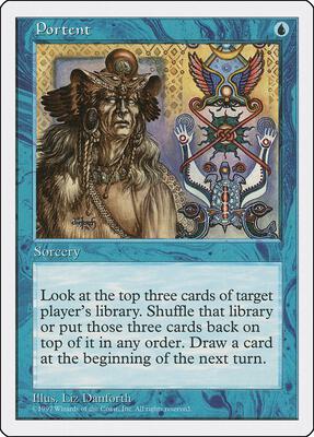 Portent card from Fifth Edition