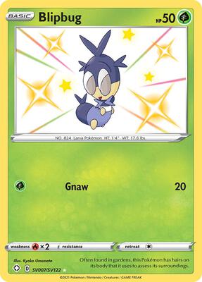 Blipbug card from Shining Fates: Shiny Vault