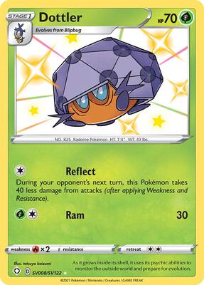Dottler card from Shining Fates: Shiny Vault