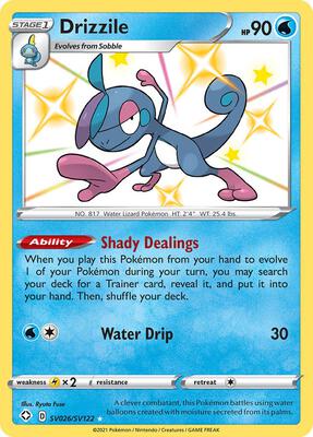 Drizzile card from Shining Fates: Shiny Vault