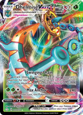 Dhelmise VMAX card from Shining Fates