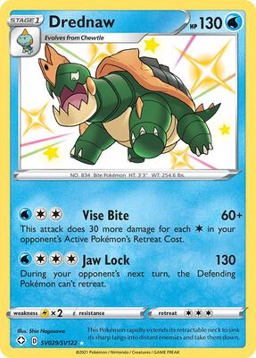 Drednaw card from Shining Fates: Shiny Vault