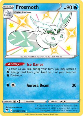 Frosmoth card from Shining Fates: Shiny Vault
