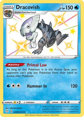 Dracovish card from Shining Fates: Shiny Vault