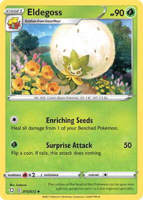 Eldegoss card from Shining Fates