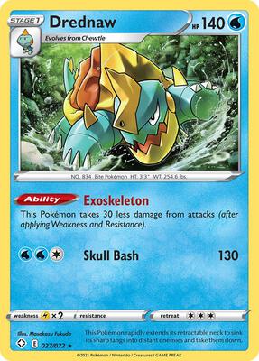Drednaw card from Shining Fates