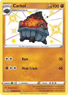 Carkol card from Shining Fates: Shiny Vault