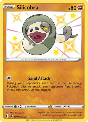Silicobra card from Shining Fates: Shiny Vault