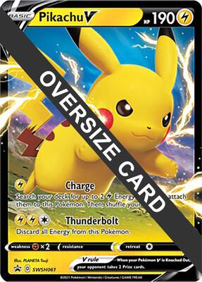 Pikachu V - SWSH061 card from Jumbo Cards